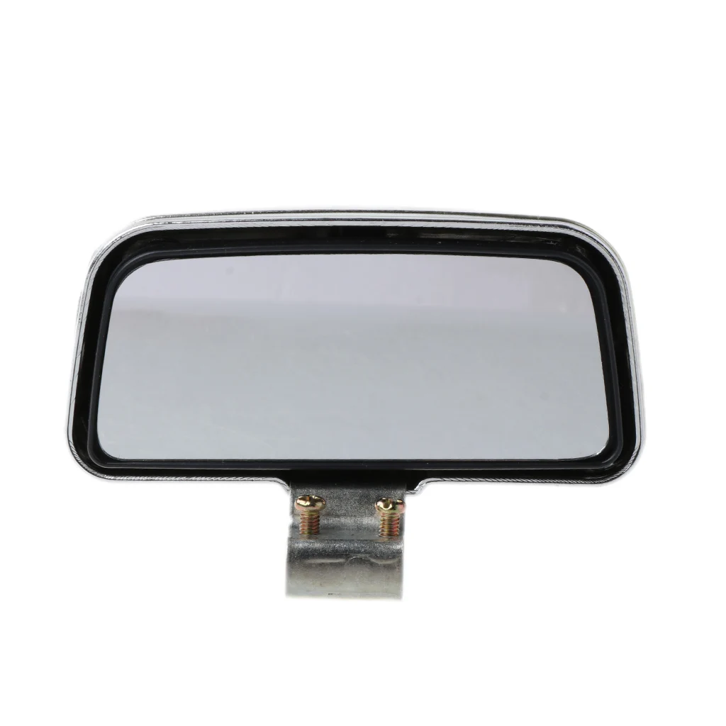 Универсальное серебряное квадратное автомобильное боковое зеркало с повязкой на глаза с широким углом обзора