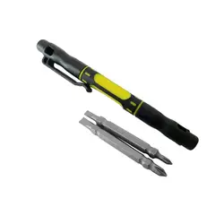Многофункциональный 4 в 1 сплав шлицевая/крестовая отвертки ручка Стиль точность двойной Сменные Repair Tool Kit