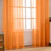 1 PCS 55x 94'' Modern Sheer Curtains for Window Treatment Drapes Tulle for Living Room Bedroom Transparent Voile Ring Top ► Photo 3/6