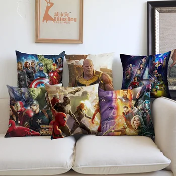 

New Avengers Alliance 3 Movie & TV Stills Cushion Cover Pillow Case Sofa Home Decorative Throw Pillow Cover BZ-123