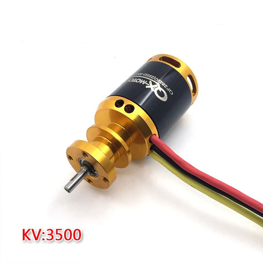 Бесщеточный двигатель QX 2822 3500KV 4S Lipo для 12-лопастного рабочего колеса вентилятор 64