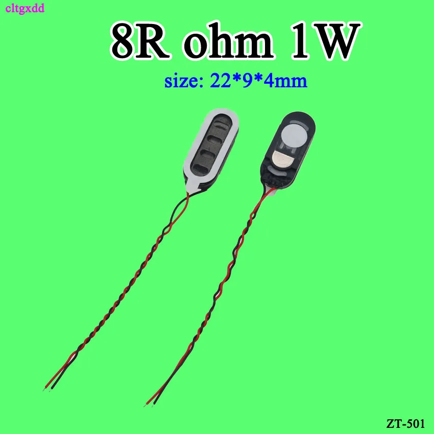 Cltgxdd 2 шт 8R Ом 1 Вт 8R1W овальные динамики планшетный ПК маленькие колонки 2209 8 Европа 1W8R 22*9*4 мм