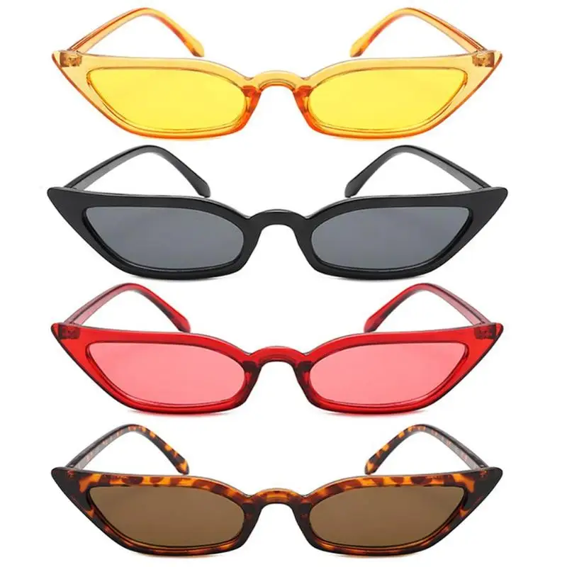 

New 2019 Fashion Fire Flame Sunglasses Women Men Rimless Small Cat Eye Frame Eyewear Resin Lens Sun Glasses Women Sunglasses