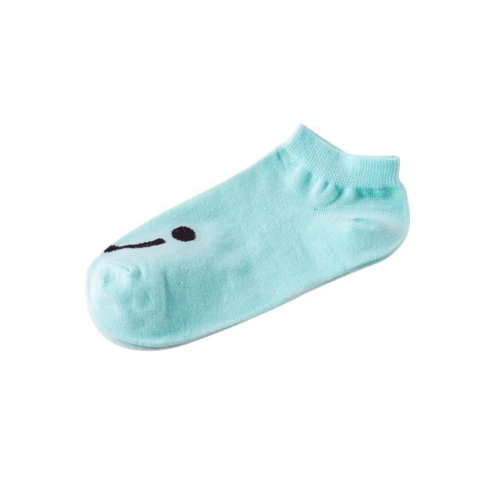 Модные удобные хлопковые носки унисекс в полоску; 1 пара; короткие носки - Цвет: Light Blue