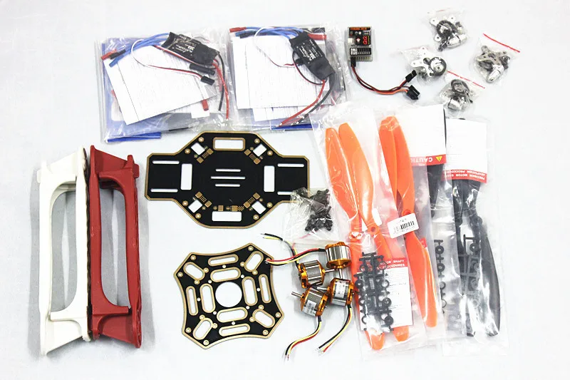 

F02192-D HJ 450 Multicopter 450F nylon Fiber Frame Airframe +QQ SUPER Flight Control board+1000KV Motor+30A ESC+1045 Propeller