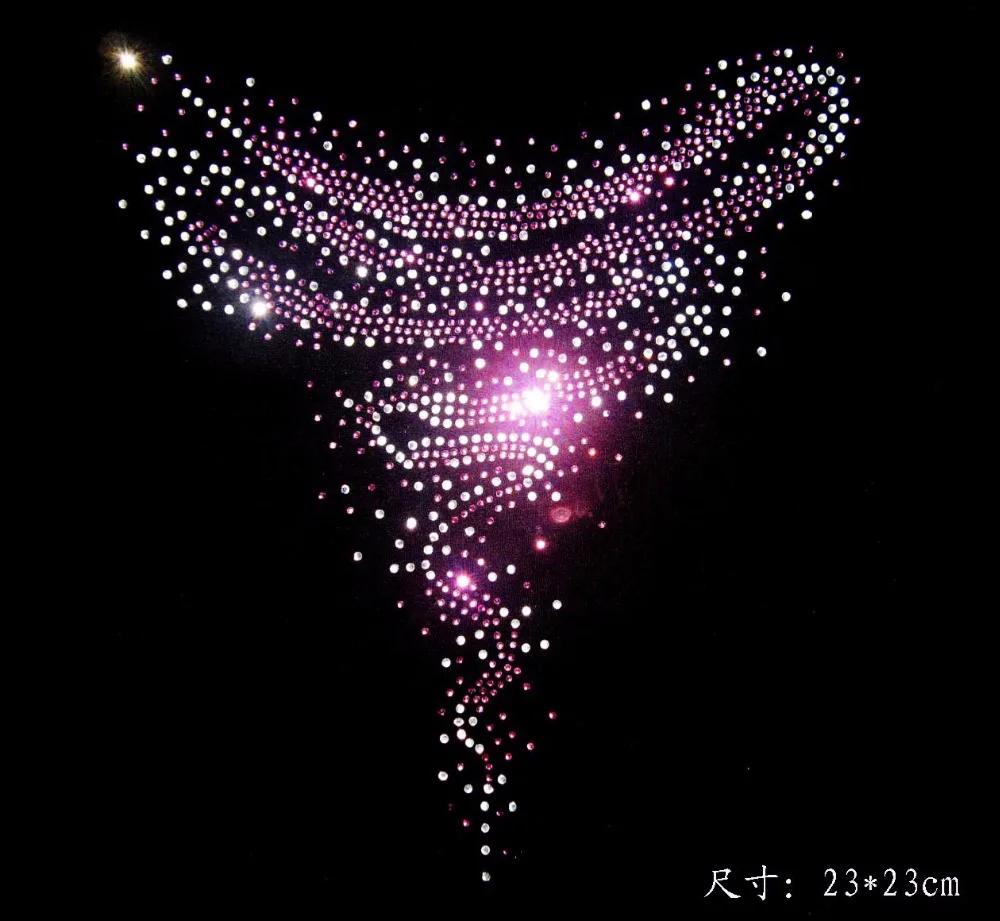 arts crafts sewing collar DIY strass hotfix Rhinestone applique Pattern