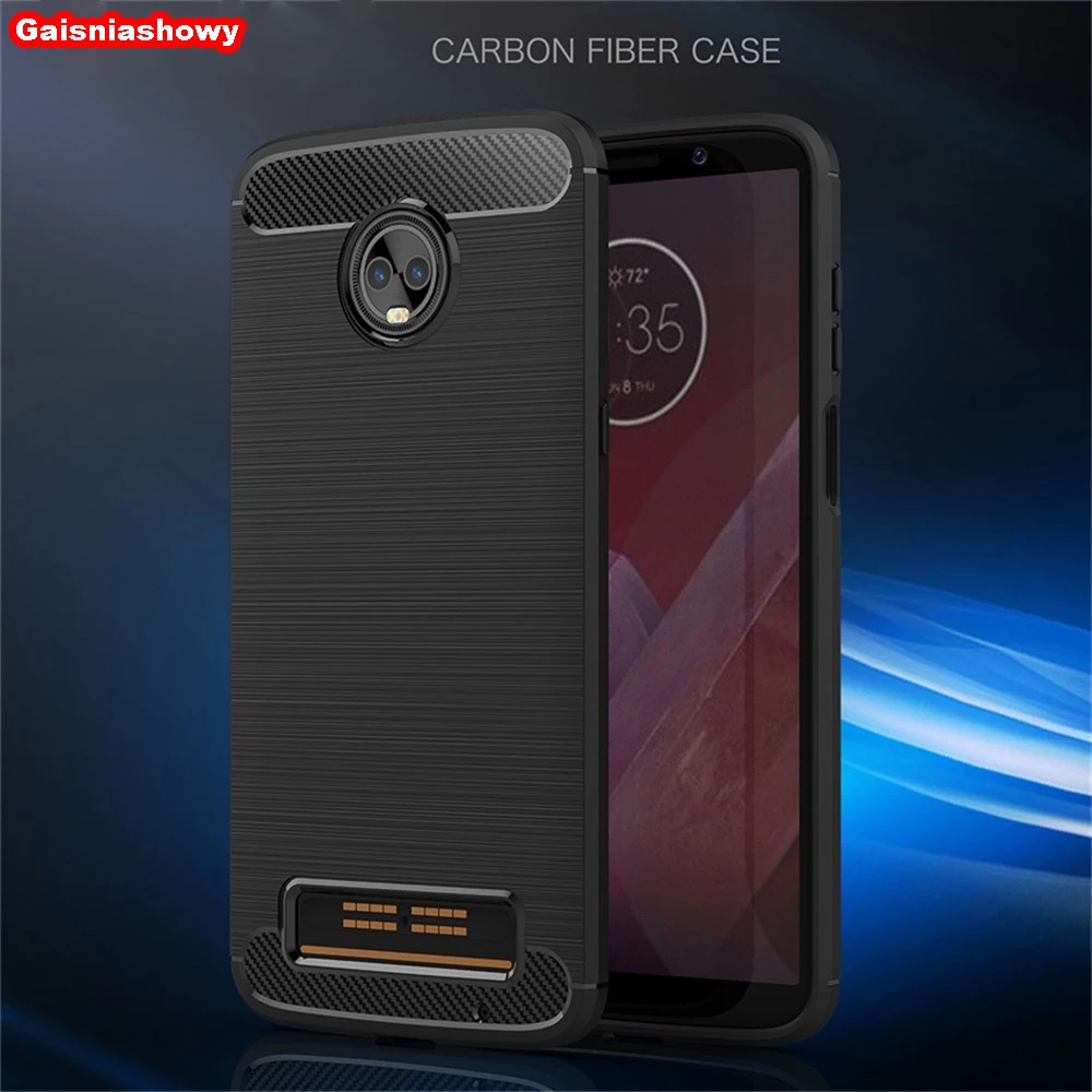 

Case For Motorola Moto E5 E6 E4 G6 G7 G5 G5S G4 C X4 M One Powe P30 Note Z2 Z3 Play Plus Force Carbon Fiber TPU Phone Case