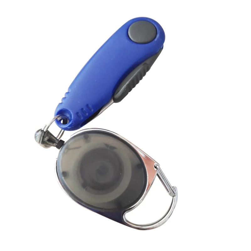

New Foldable Fishing Scissors Line Roller Fishing Line Cutter with Zinger Retractor Fly Tying Tool Tackle Gear