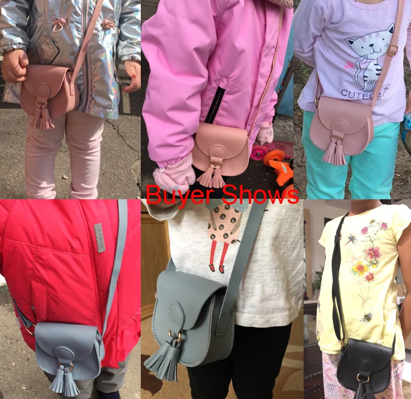 Модная дизайнерская сумка-мессенджер с кисточками для девочек маленькая милая сумка через плечо для детей Детская Женская сумка через плечо