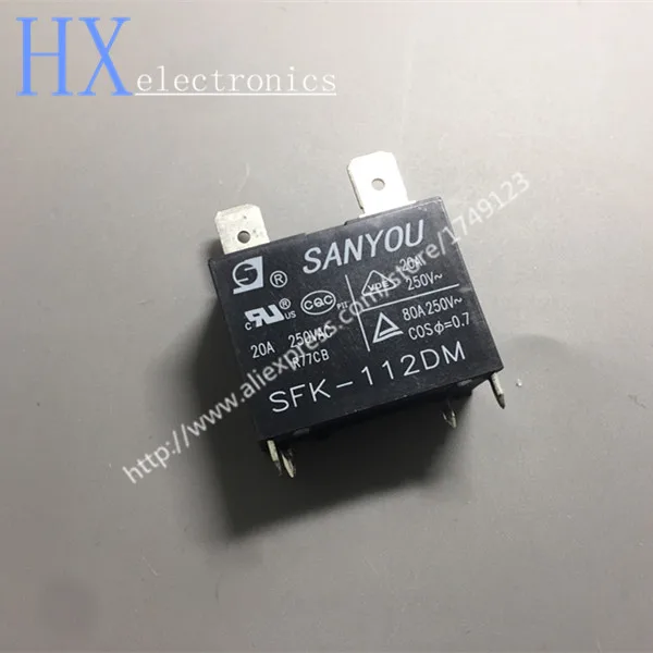

Free shipping 1PCS power relay SFK-112DM HF102F-12VDC g4 a air conditioner haier 20a 250vac relay