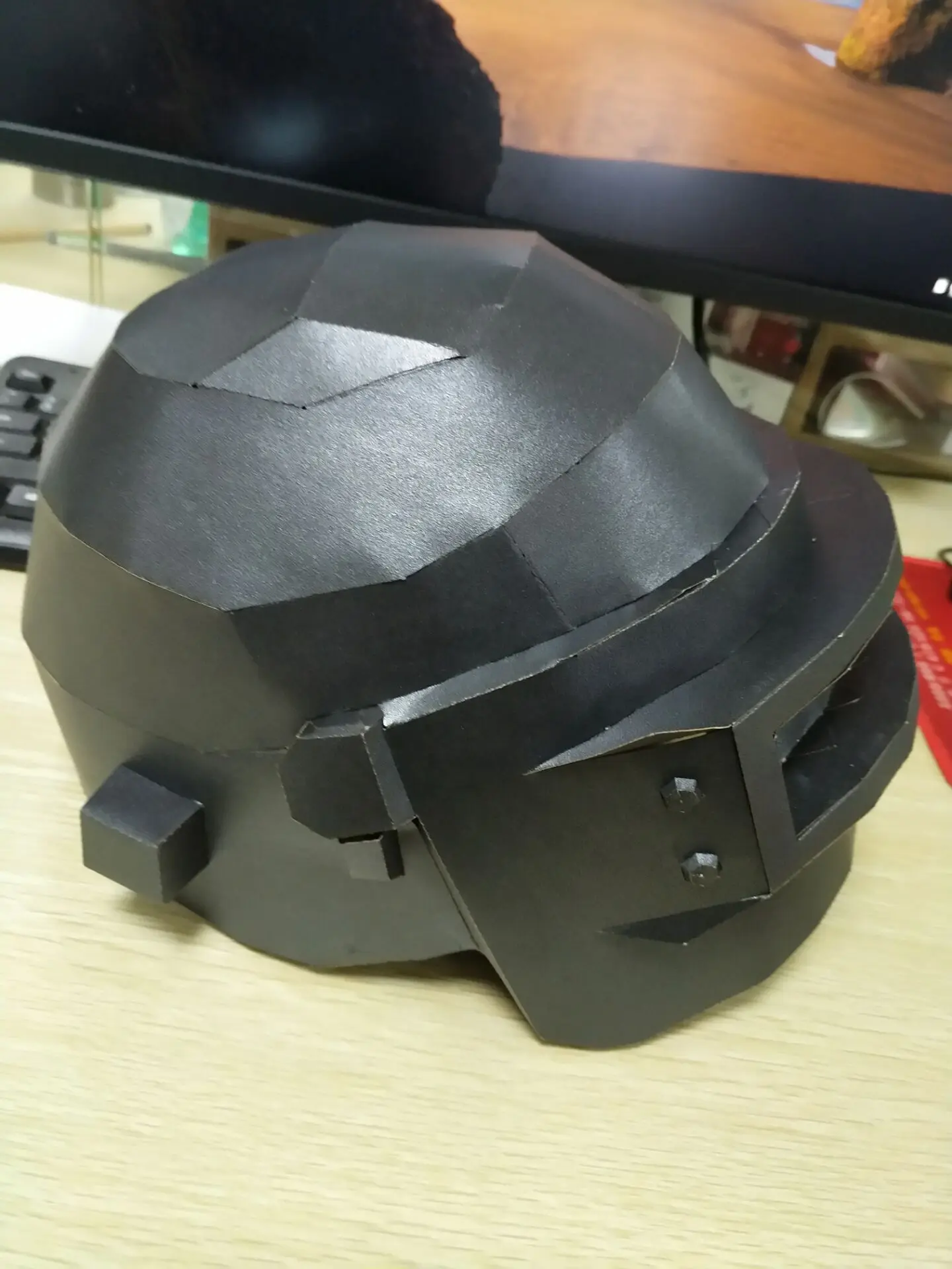 3D Бумажная Маска модный костюм с трехрычажной головой для косплея бумажная