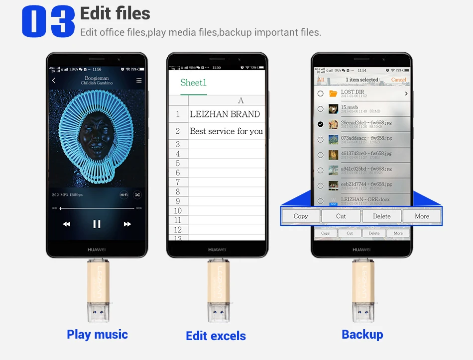 LEIZHAN 128 gb USB C флеш-накопитель для Тип-C Телефон Планшеты, Google Chromebook Pixel, Nokia N1 флешки Tipo C Photostick 64 GB 32 GB