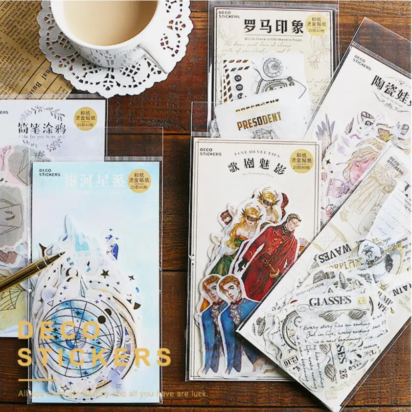 Decoration Scrapbooking Galaxy Stickers Diary Label Paper Sticker Phone Decor