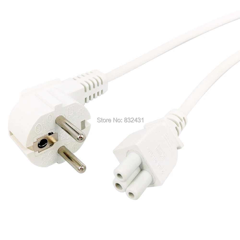 1.2M White High Quality EU Cable 4