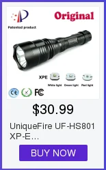 UniqueFire тактический светодиодный фонарик 1508 T67 IR 940NM Zoom инфракрасный фонарь для охоты факел с XRE красный свет держатель лампы