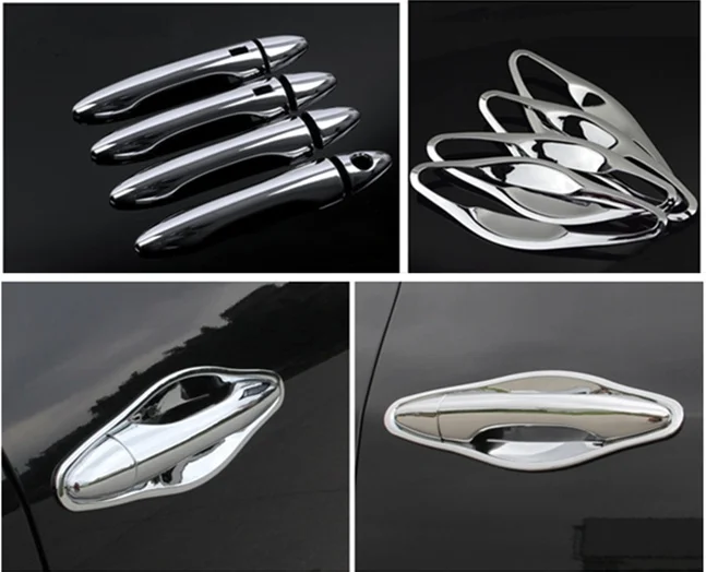 FUNDUOO для Hyundai IX35 Tucson 2009 2010 2011 2012 2014 новая хромированная накладка на дверную ручку +