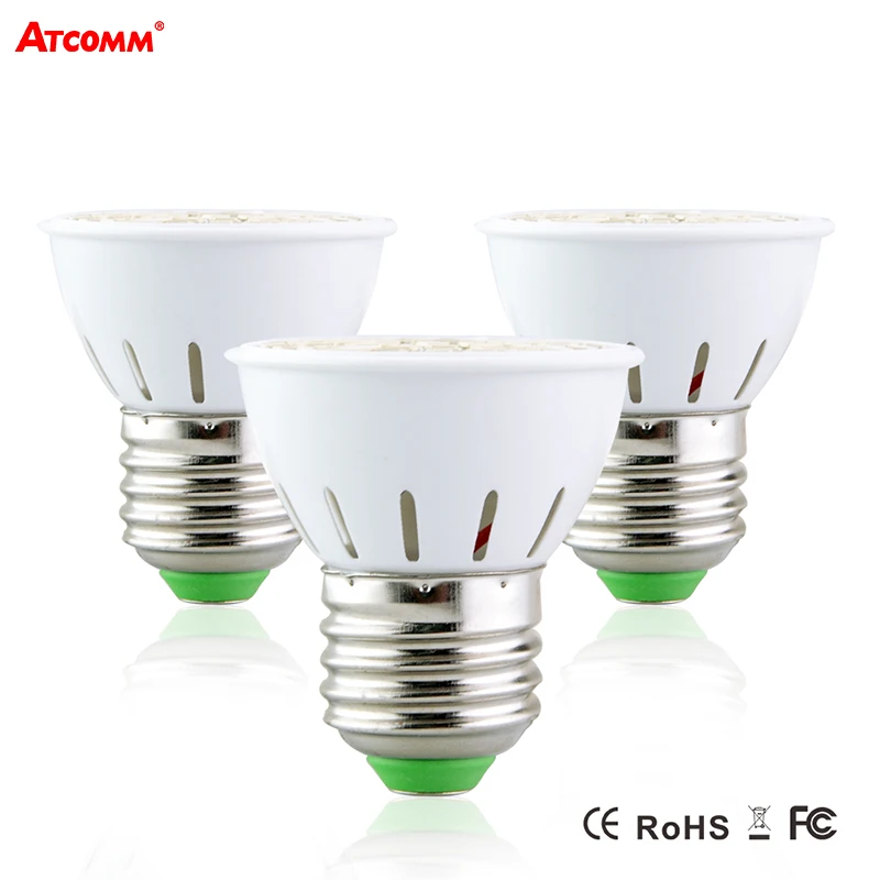 E27 LED Bulb Grow Light 6W 8W 10W 2835 SMD Plant Flower Hydroponic Aquarium Lamp 