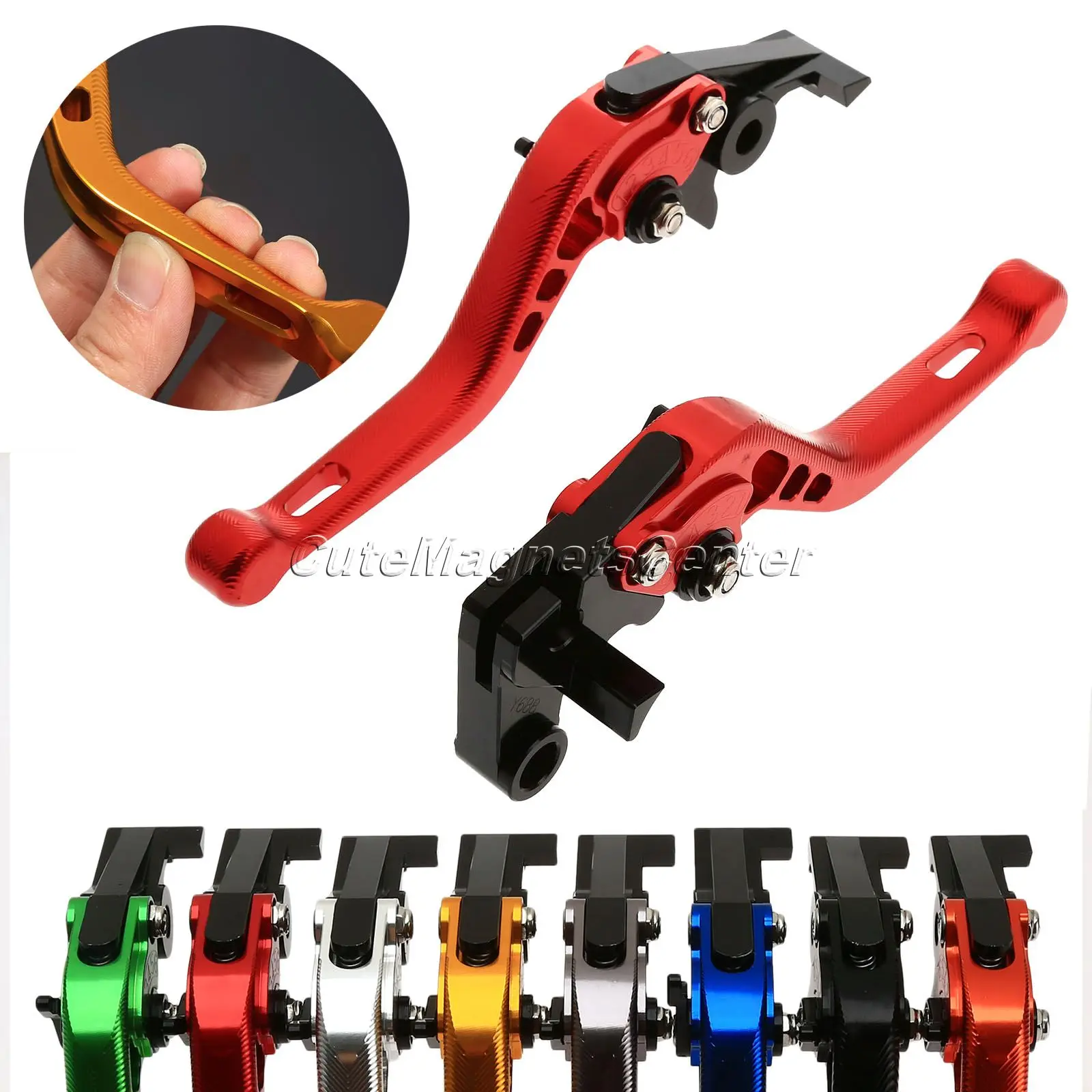

8 Colors Top CNC Aluminum 3D Adjustable Motorbike Short Brake Clutch Lever For Yamaha YZF R1 2009-2014 2010 2011 2012 2013 2014