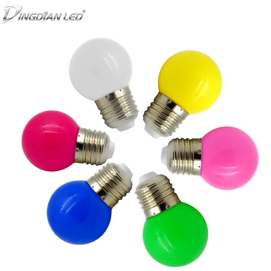 

220V SMD 2835 Energy Saving Lamp Festival Decorative Lighting Led lamp For Chrismas Wedding LED Colorful Bulb E27 Globe bulbs