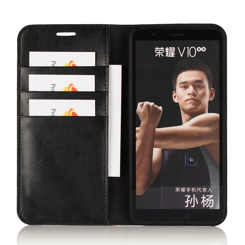 Бизнес-Чехол-книжка из натуральной кожи для huawei Honor V9 V10 V20 Play Fundas Honor 8X Max 9X10 10i 20 lite 20i Pro Note 8