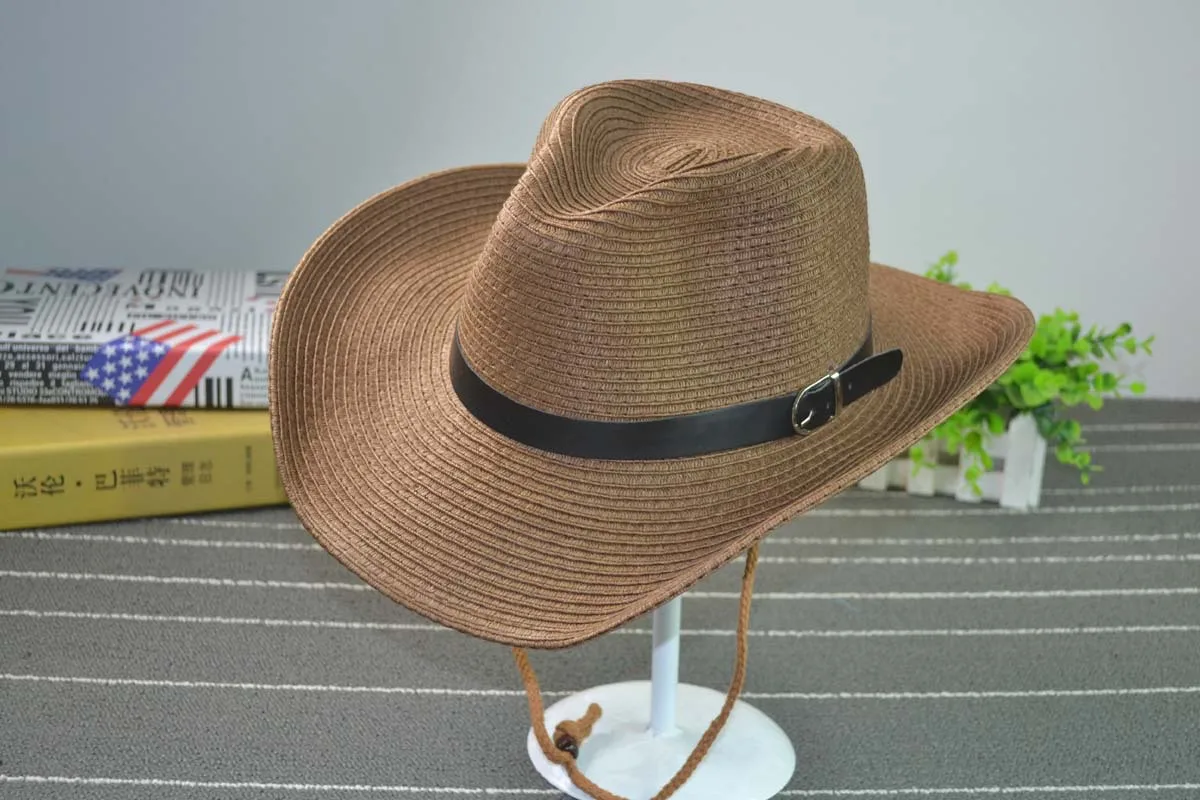 Sunhat Корейская версия мужских летних пляжных солнцезащитных шляп праздничные крутые Модные женские солнцезащитные Соломенная пляжная шляпа для рыбалки H162
