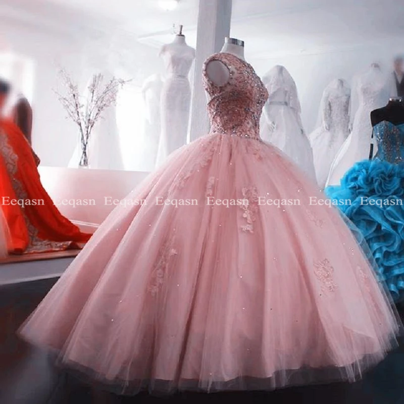 Vestidos De 15 Anos роскошное бальное платье, элегантное кружевное платье с аппликацией, платье для выпускного вечера, платья для дебютантов, бальные платья