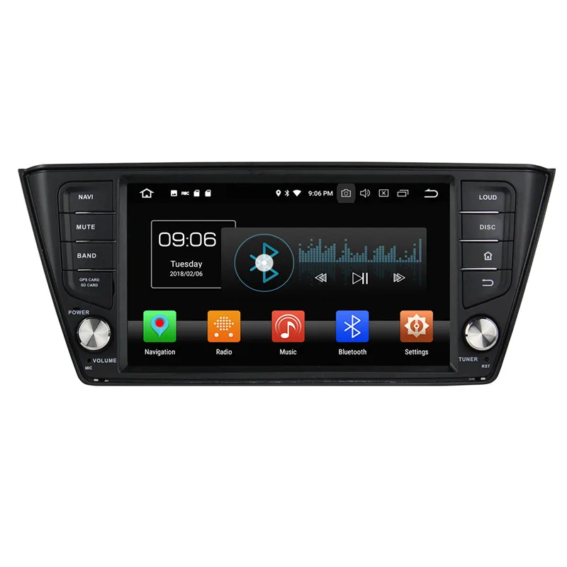 Sale IPS Screen Android 8.0 4+32G Car multimedia dvd player head unit For VW Volkswagen Skoda Jetta 2013+ GPS Navigation radio stereo 6