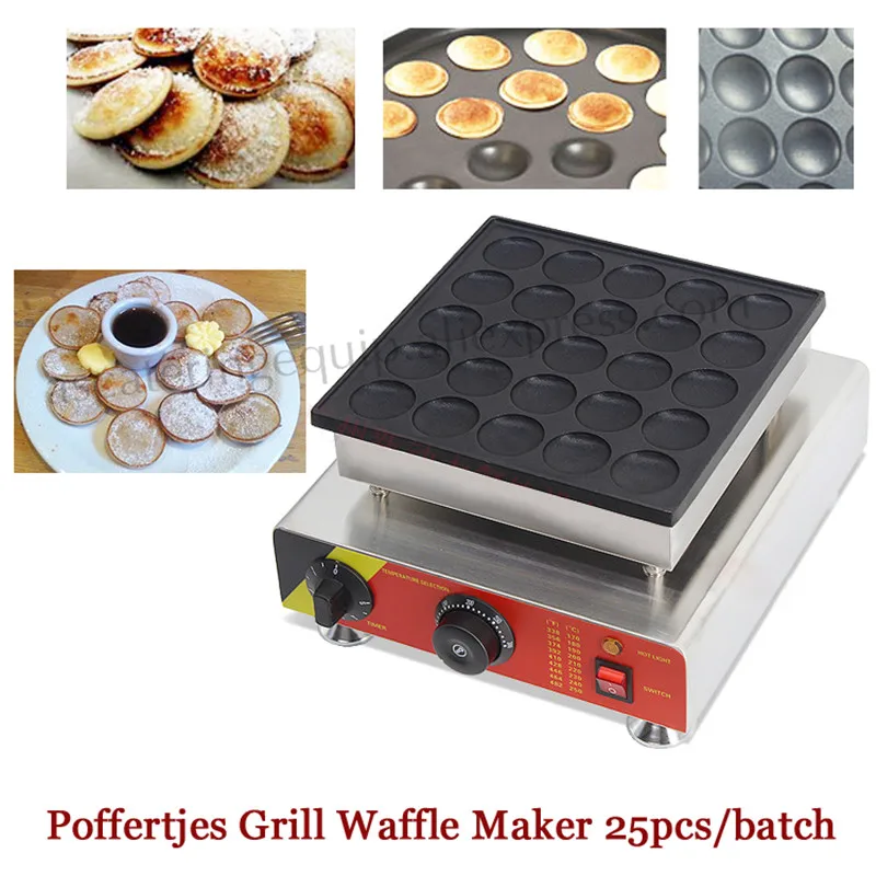Electric Nonstick Dutch Biscuits Machine Netherlandish Poffertjes Grill