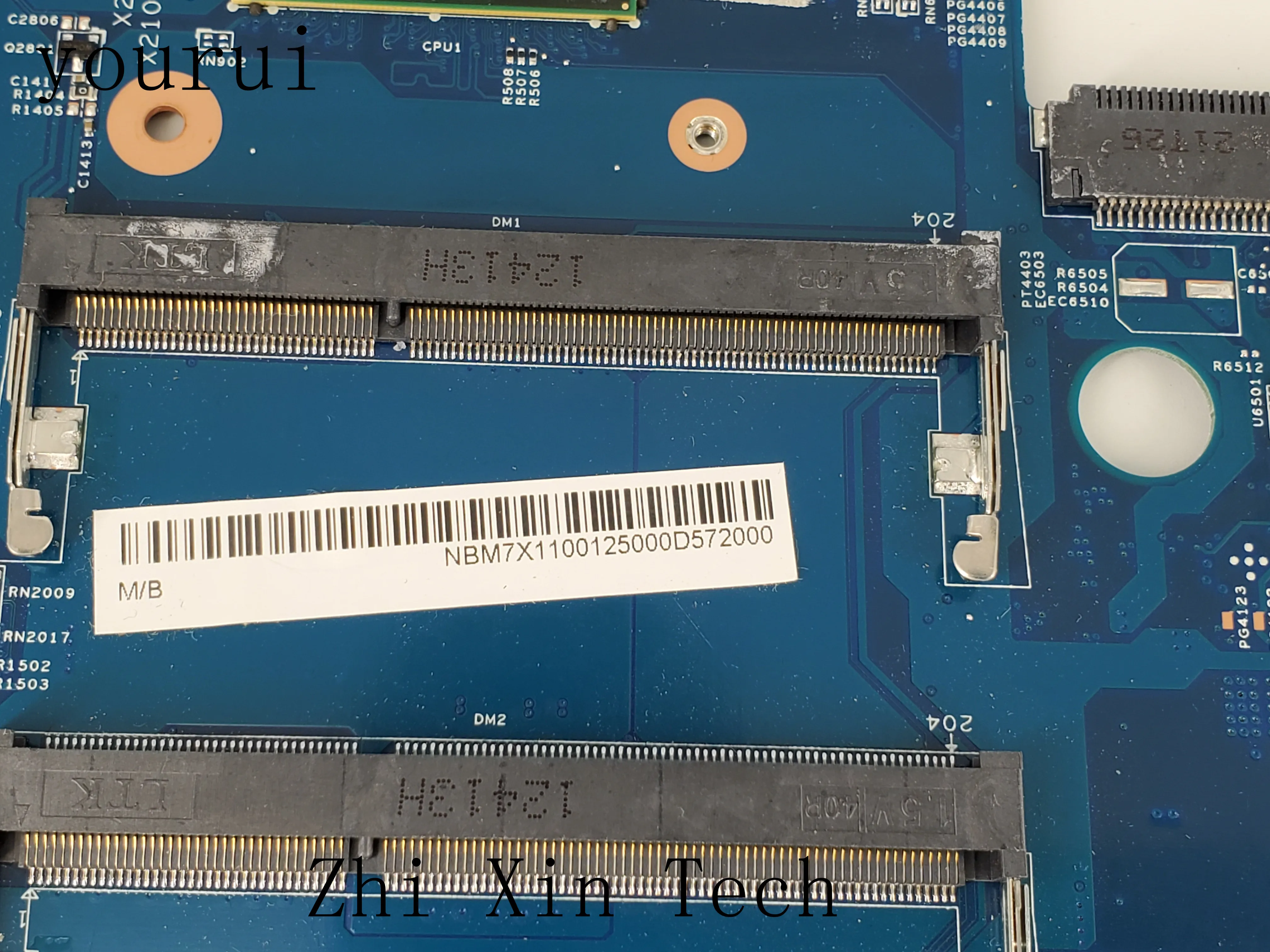 Yourui для acer Aspire V5-531 V5-431 материнская плата для ноутбука NBM7X11001 48.4tu0504m Pentium 987 cpu встроенный