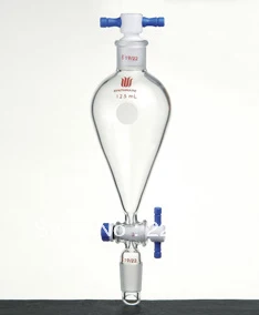 

Funnel, Separatory, Capacity:100ml, Joints:14/20, PTFE stopcock:2mm, Stopper:PTFE
