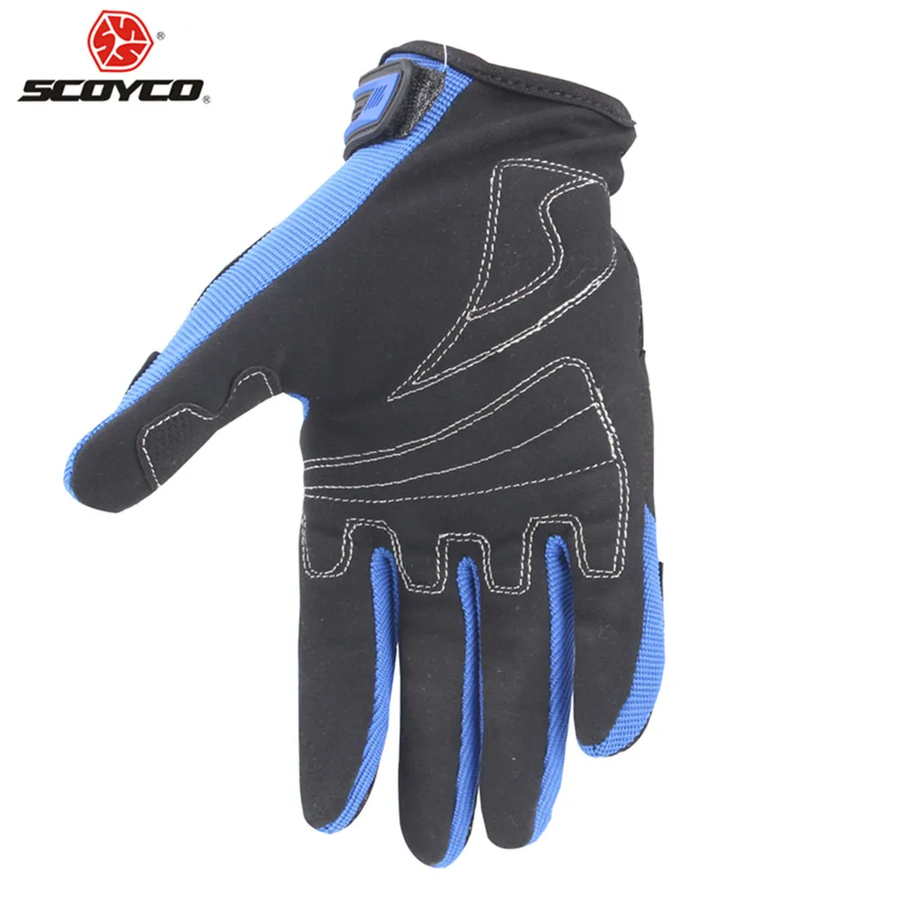 SCOYCO защитные мотоциклетные перчатки для езды на мотоцикле, перчатки для мотокросса, мужские перчатки для езды на мотоцикле, байкерском велосипеде, Mtb, спортивные велосипедные перчатки