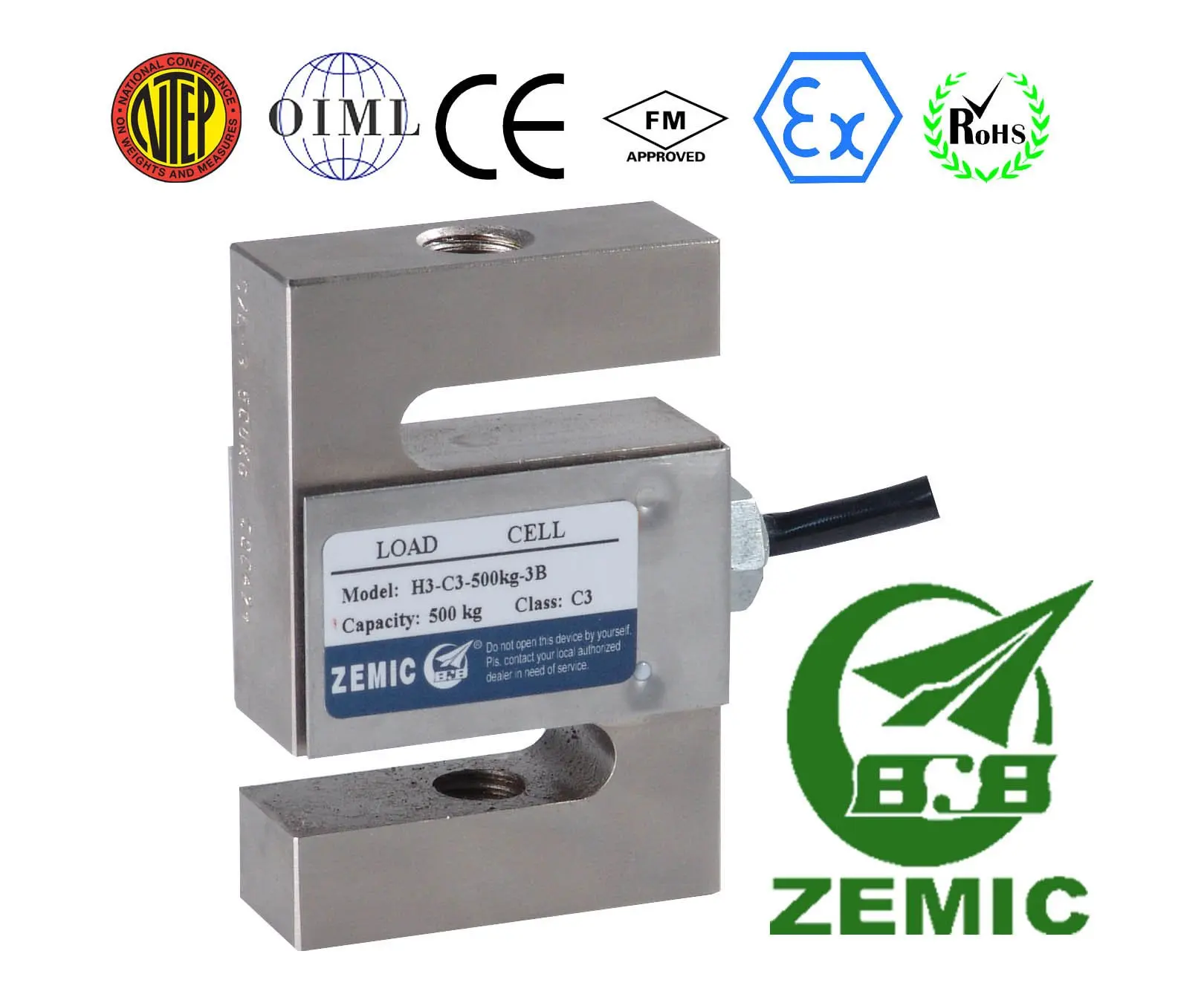 Buy ZEMIC Load cell H3 series(Class C3; capacity 15