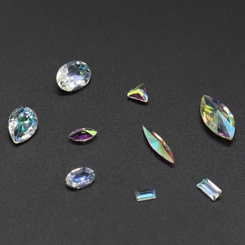 

Gorgeous Crystals AB Rhinestones DIY Nails Stand Out Manicure Charms Glitter Nail Art Decoration Accessory