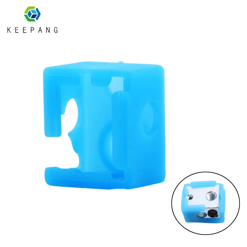 غطاء من السيليكون ل E3D V6 التدفئة كتلة 3D طابعة أجزاء الألومنيوم كتلة سيليكون كم عالية درجة الحرارة غطاء للحماية الأزرق غطاء من السيليكون ل E3D V6 التدفئة كتلة 3D طابعة أجزاء الألومنيوم كتلة سيليكون كم عالية درجة الحرارة غطاء للحماية الأزرق