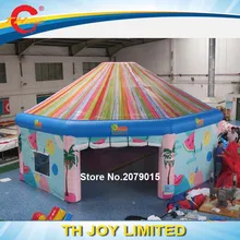 Воздуха на дверь, 10 м/8 м гигантский надувной пляжный вечерние крыша для укрытия, надувные Ирландский Паб барная палатка