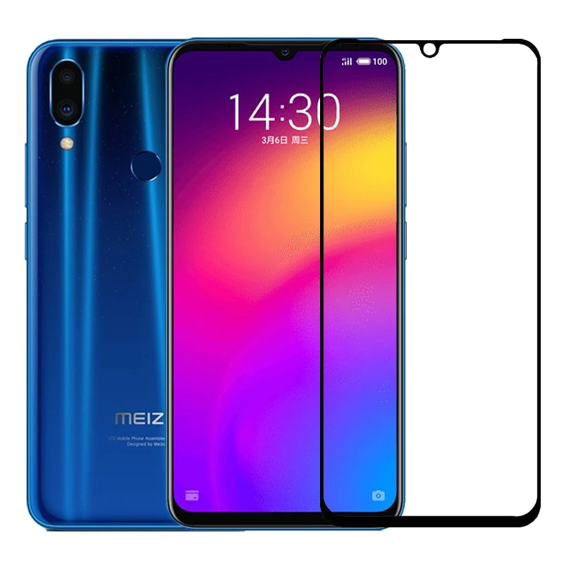 30 шт./лот 9H Премиум Закаленное стекло для Meizu Note 9 полное покрытие Защитная пленка