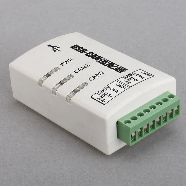 Hub Multi-Port Converter Adapter USB-CAN Bus Converter with USB Cable for CAN2.0A and CAN2.0B