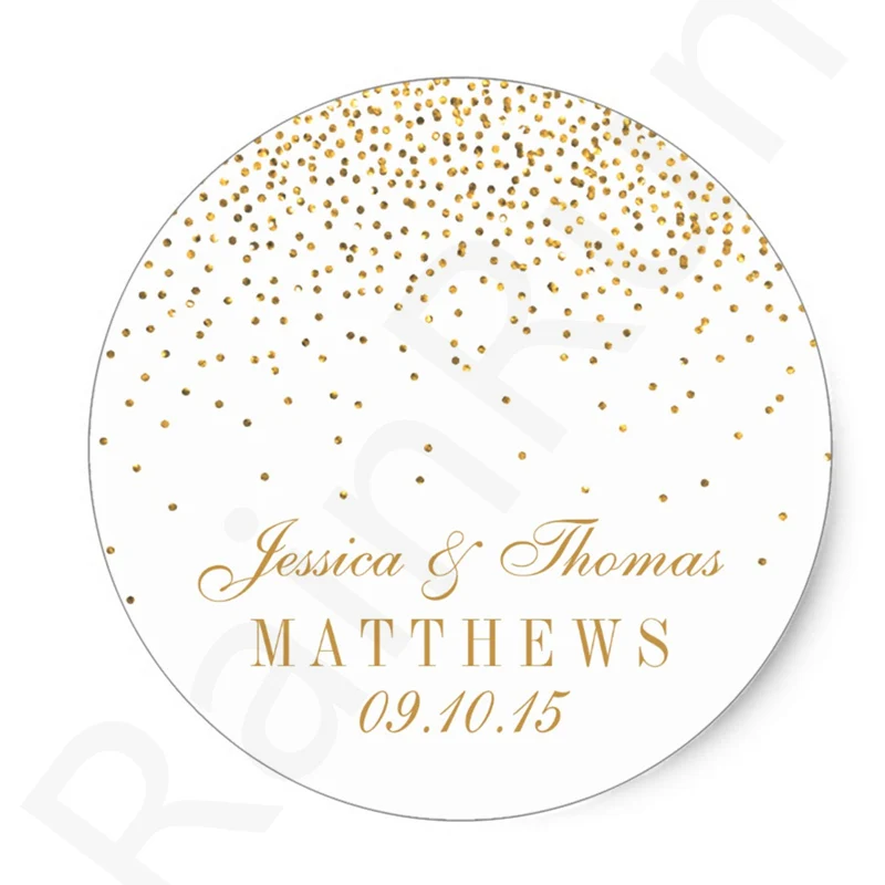 

Personalised Wedding Product Label Stickers Custom Logo Stickers Sheet Labels for Handmade Items Round Packaging Stickers Set
