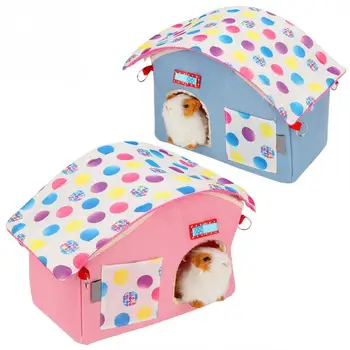 

Hammock Pet Hamster Rat Ferret Hamster Hanging Bed Cotton hamster House Cage accessories for guinea pig