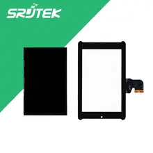 For Asus Fonepad 7 ME372CG ME372 K00E LCD Display Panel Screen Monitor + Black Touch Screen Digitizer Sensor Glass