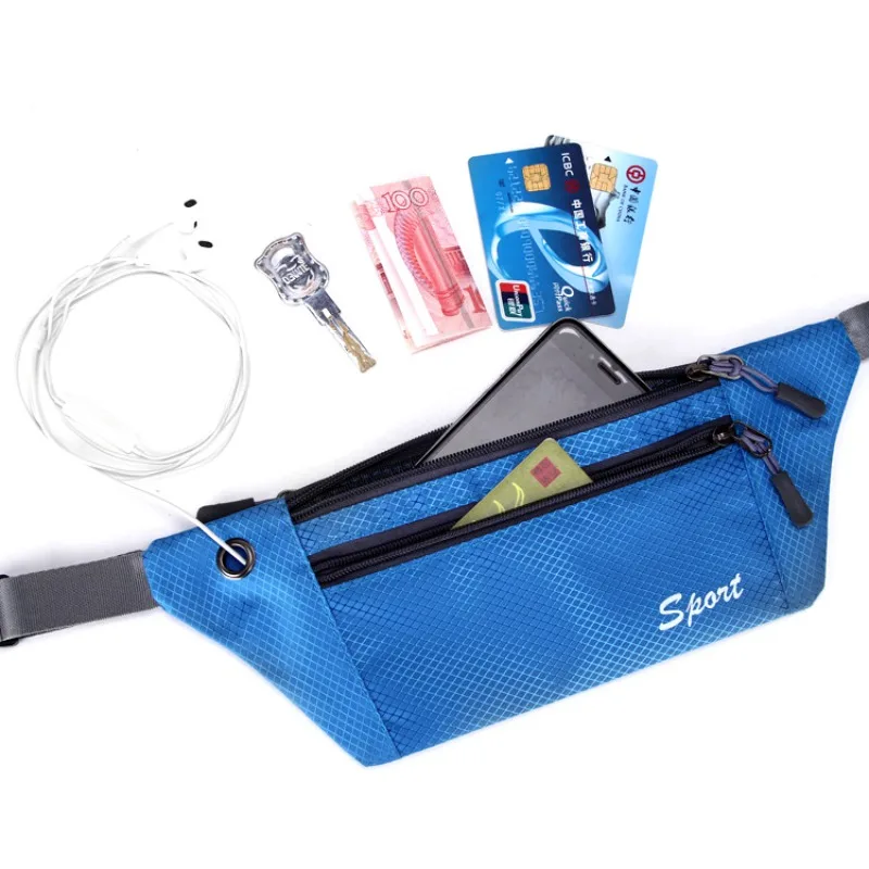 

Running Waist Bag Waterproof Mobile Phone Holder Pouch Jogging Belt Belly Bag Unisex Gym Fitness Bag Outdoor Sport Accessories