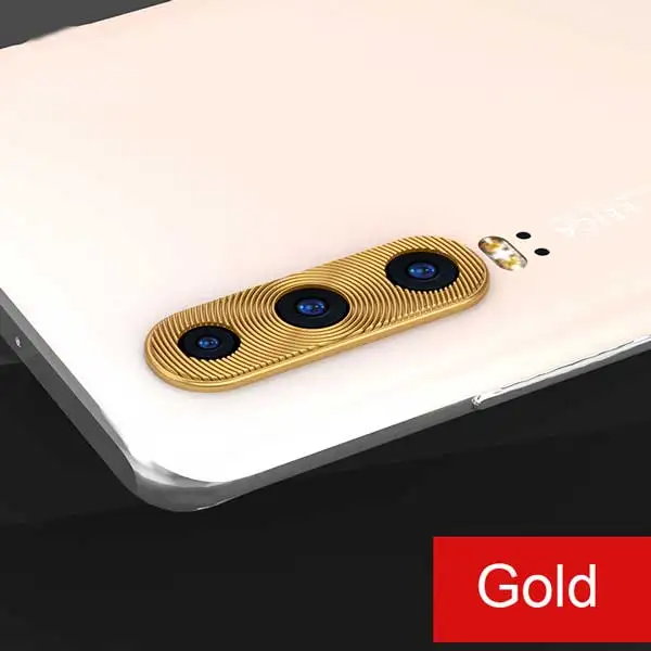 Защита объектива камеры для Huawei P30 P20 Pro Lite, металлический чехол для объектива мобильного телефона, защитное кольцо для Huawei Mate 20 X, чехол - Цвет: Gold