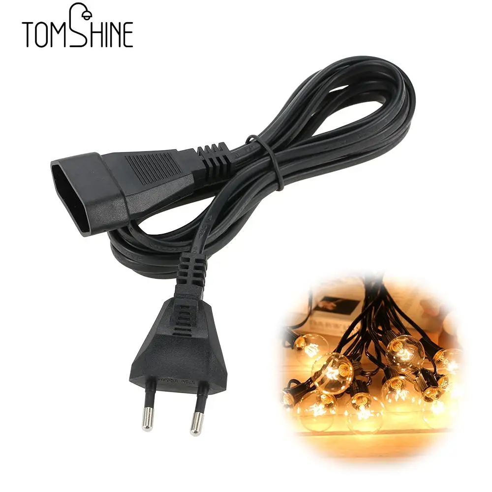 Tomshine 3M/9.8Ft Водонепроницаемость IP20 мм, удлиняющий кабель, для G40 строки света светодиодный ночник шнура кабеля для крытого/на открытом воздухе