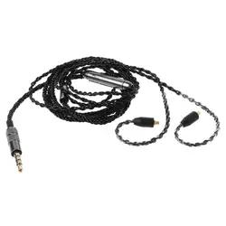 8 поделиться 3,5 мм/Тип C наушники кабель MMCX с микрофоном/объем Управление Для Shure SE215 SE315 SE425 SE535 SE846 UE900 WESTONE SONY Repl