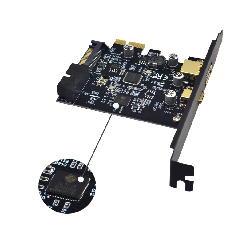Плата расширения H1111Z USB 3.0 PCI E внешний порт 3 0 + быстрая зарядка А внутренний 19