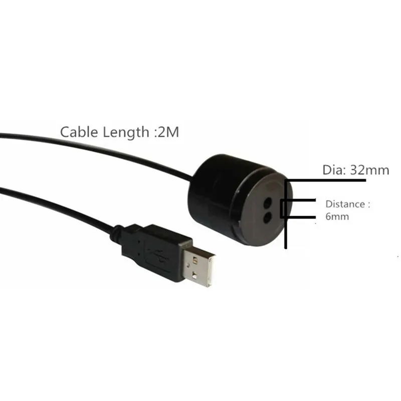 RJ OPUSB IEC черный Цвет 2 м Длина кабель IEC1107 протокол электросчетчиков чтения