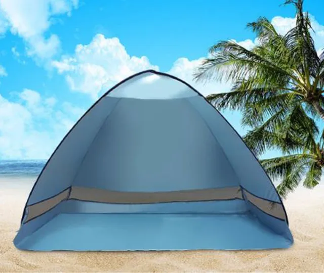 Cheap 10 PCS/LOT wholesale 1-2 person use Anti-UV 200*120*130CM sun shelter beach tent Cheap 10 PCS/LOT wholesale 1-2 person use Anti-UV 200*120*130CM sun shelter beach tent