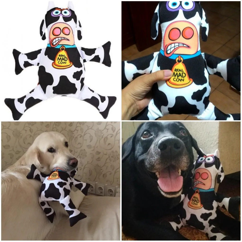 Quality pig Cow Dog toy durable pet dog Bite toy canvas dog toy for dog trainging chew toys