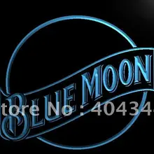 LE136-голубая луна пивной бар Pub Club NEW светодиодный знак неонового света