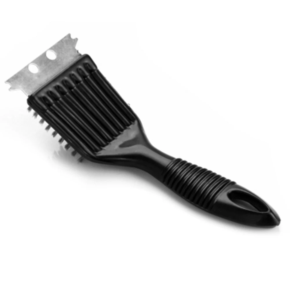 

1Pcs HOT SALE High Grade BBQ Grill Brush Pro Deep Clean Steel Brush Black